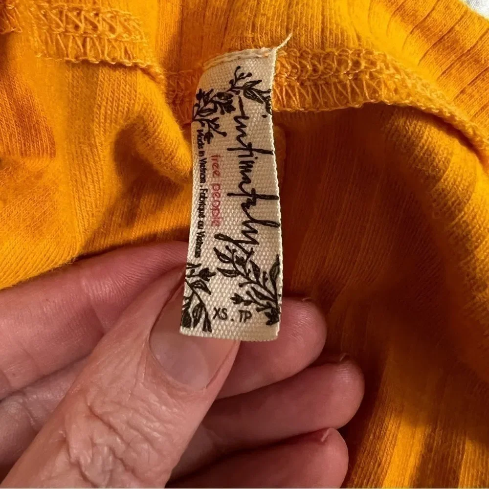 Free People Marissa Ribbed Bodysuit
Tangerine Orange XS - Picture 9 of 10